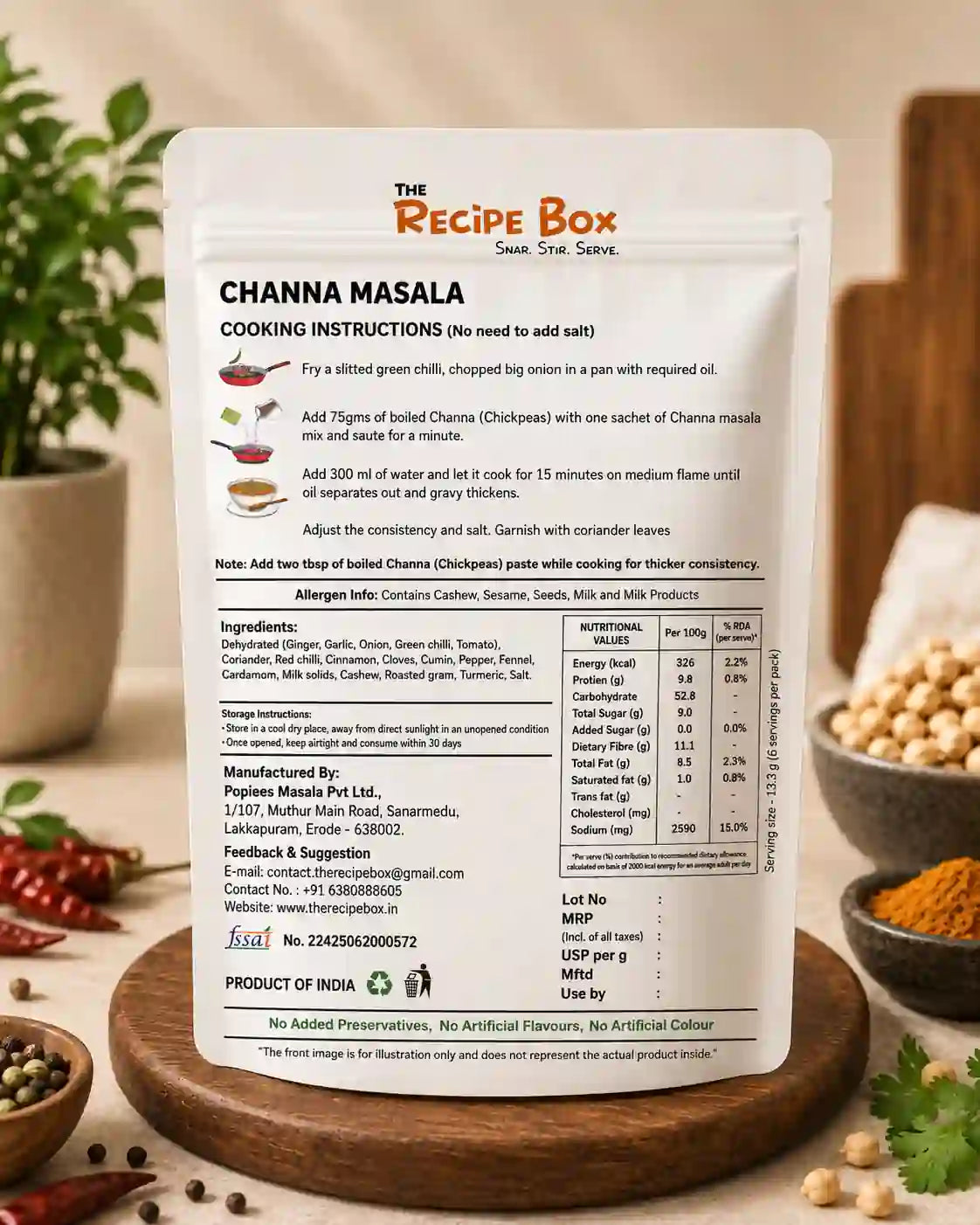 CHANNA MASALA