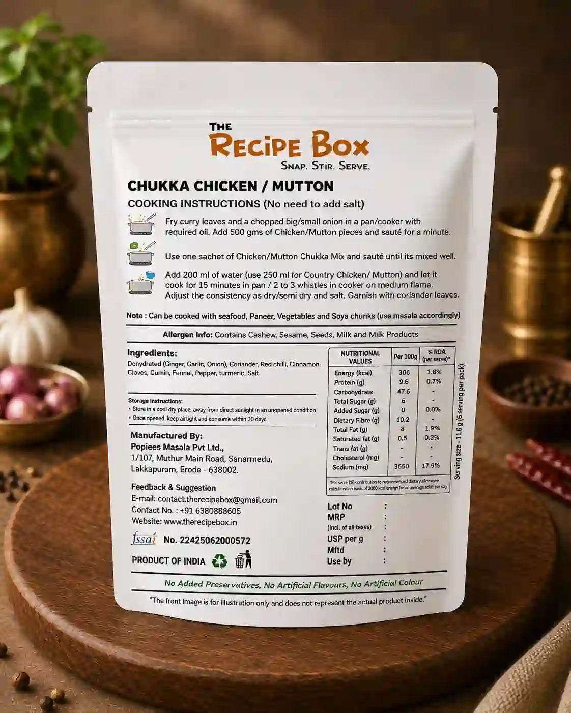 CHICKEN / MUTTON CHUKKA