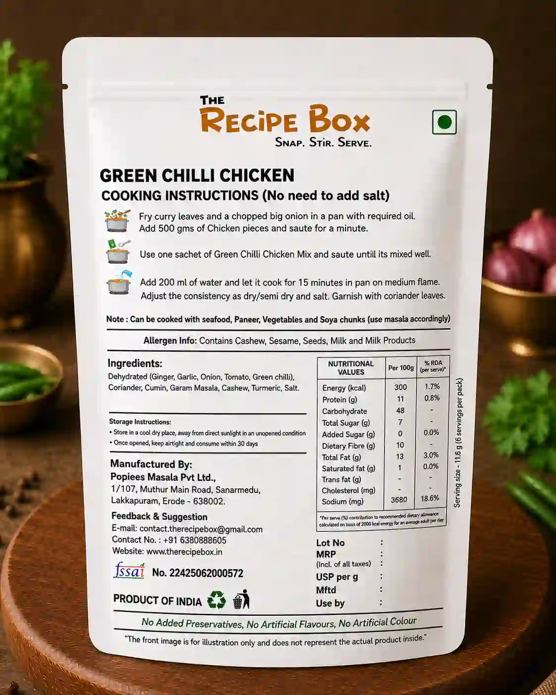 GREEN CHILLI CHICKEN