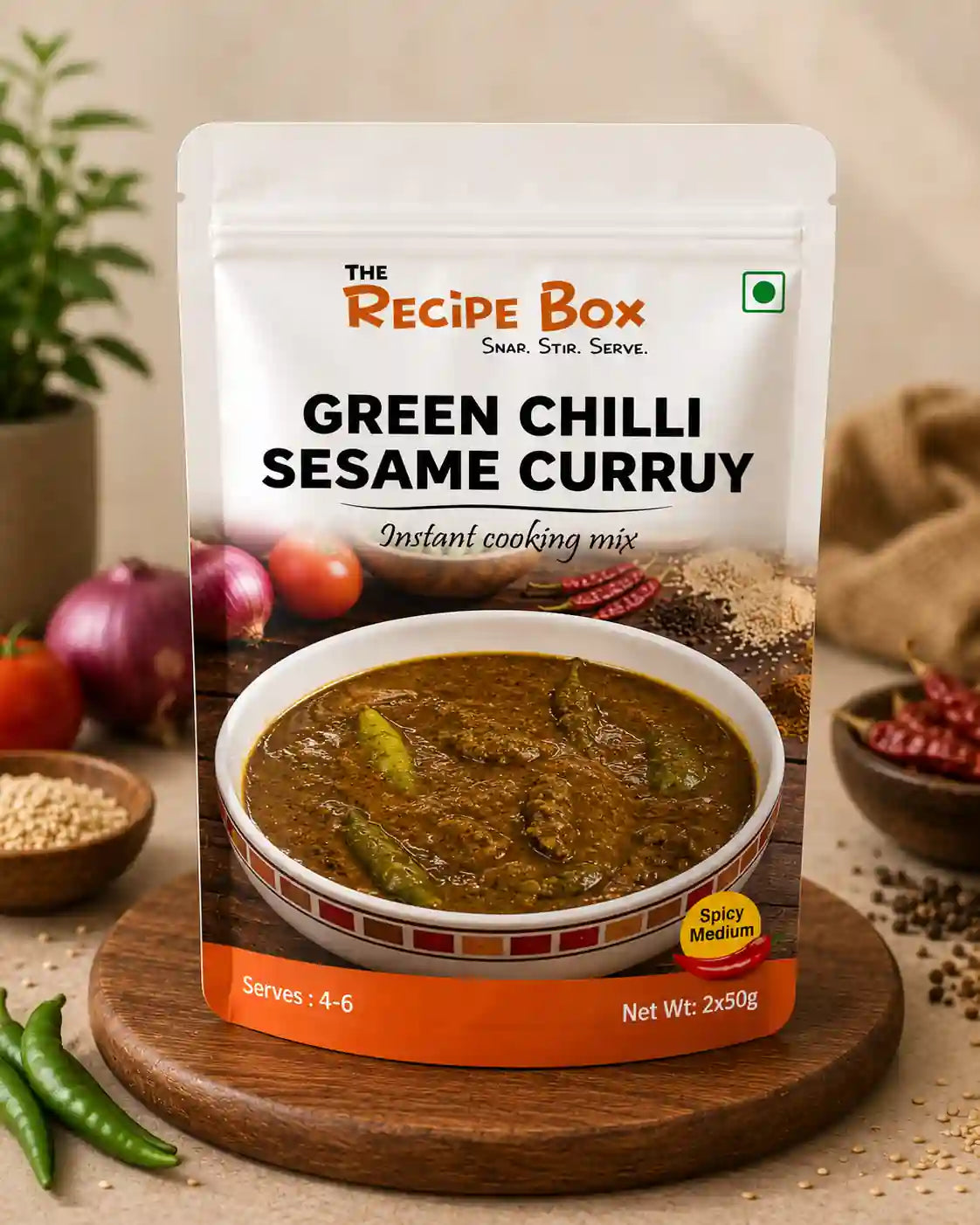 GREEN CHILLI SESAME CURRY