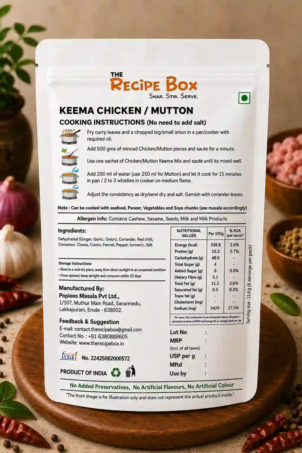 CHICKEN / MUTTON KEEMA