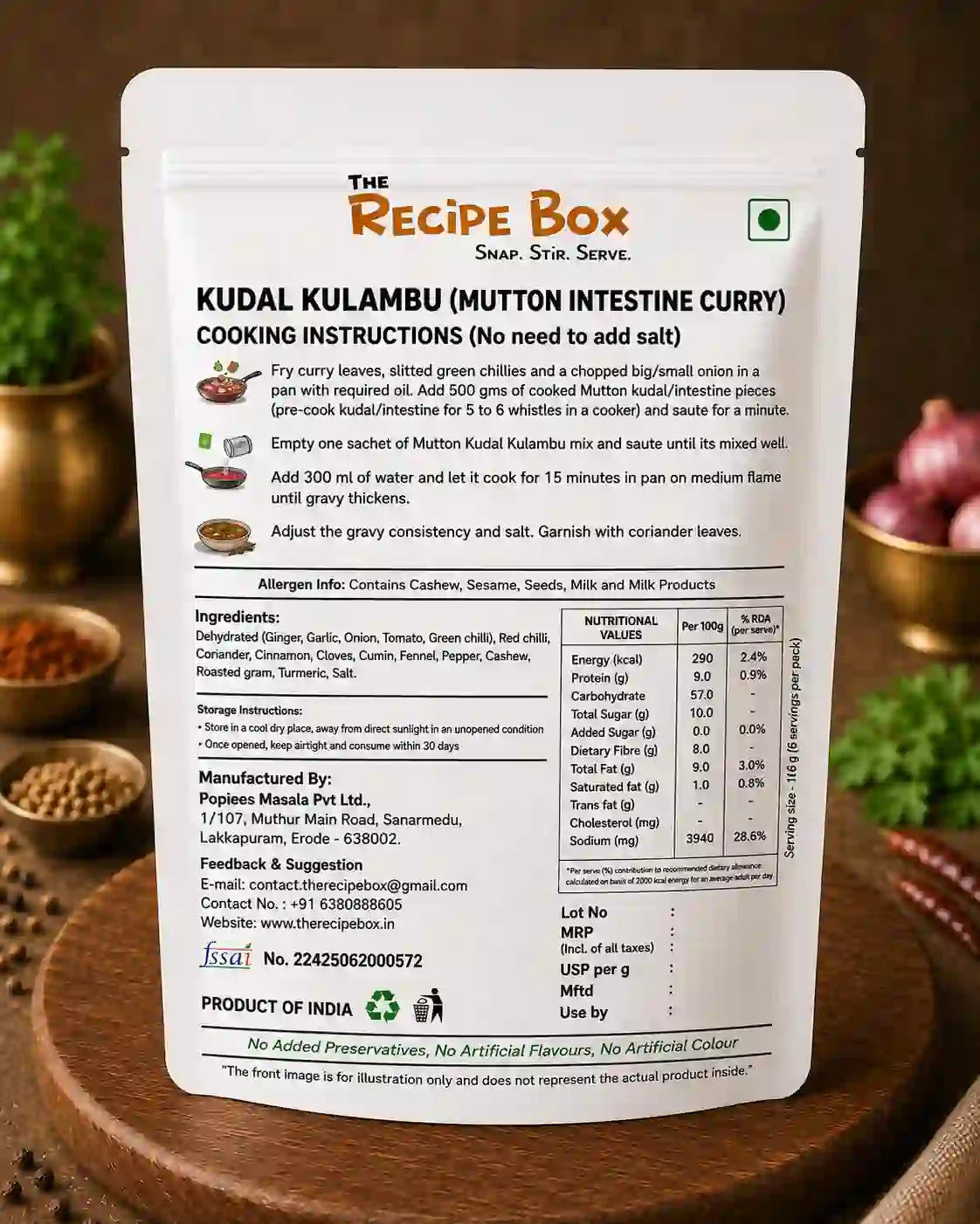 KUDAL KULAMBU (MUTTON INTESTINE CURRY)