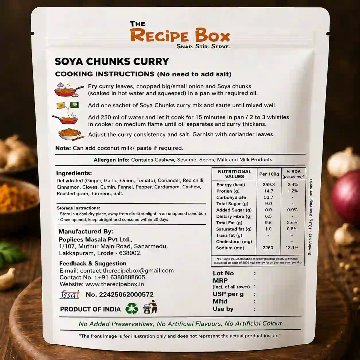 SOYA CHUNKS CURRY