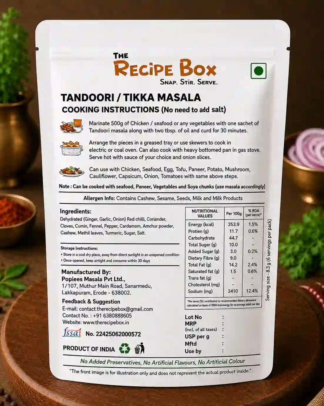TANDOORI / TIKKA MASALA